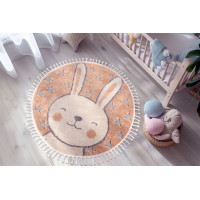 Detský kusový koberec My Fano 390 Rabbit kruh