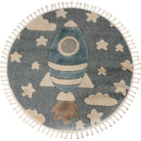 Detský kusový koberec My Fano 391 Space kruh