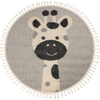 Detský kusový koberec My Fano 392 Giraffe kruh