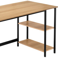 Písací stôl FALUN MODERN OAK - dub/čierny