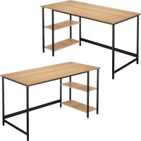 Písací stôl FALUN MODERN OAK - dub/čierny