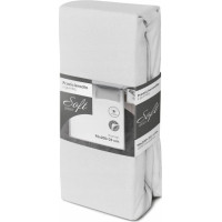 Jersey prestieradlo SOFT 200x140 cm + 25cm - biele