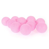 Bavlnené svietiace guličky LED 10 ks - ružové