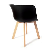 Dizajnová stolička Grand - čierna