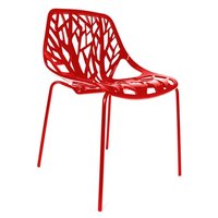 Dizajnová stolička Orlando - červená