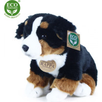 Rappa Plyšový pes bernský salašnícky sediaci 25 cm ECO-FRIENDLY