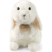 Rappa Plyšový králik biely stojaci 18 cm ECO-FRIENDLY