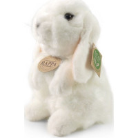 Rappa Plyšový králik biely stojaci 18 cm ECO-FRIENDLY