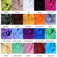 Bavlnená prestieradlo 220x120 cm - FUCHSIOVÉ