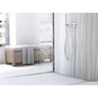 Spádová lišta do sprchovacieho kúta - 120 cm - inox