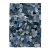 Ručne všívaný kusový koberec My Denim Pocket 465 Blue