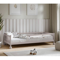 Detská Montessori posteľ z masívu borovice STEVE - 180x80 cm - KAŠMÍROVÁ