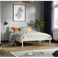 Detská posteľ z masívu borovice TINA - 200x120 cm - OLIVOVO ZELENÁ