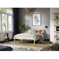 Detská posteľ z masívu borovice TINA - 200x120 cm - OLIVOVO ZELENÁ