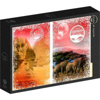 GRAFIKA Puzzle Cesta okolo sveta: Egypt a Kenya 1000 dielikov