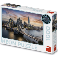 DINO Svietiace puzzle Súmrak nad Tower Bridge 1000 dielikov