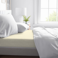 Bavlnená prestieradlo FASHION 200x90 cm + 25 cm - béžová