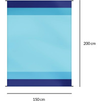 Vodeodolná plážová podložka BREEZE 150x200 cm