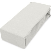 Bavlnená prestieradlo FASHION 200x90 cm + 25 cm - biele