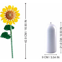 Sluban Flowers M38-B1101-10 Slnečnica vo váze