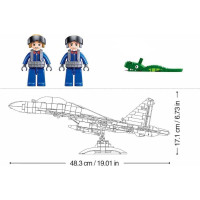 Sluban Model Bricks M38-B1273 Stíhacie lietadlo J-16 1:44