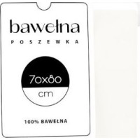 Bavlnená obliečka na vankúš FASHION 70x80 cm - biela