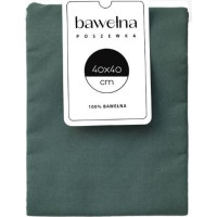 Bavlnená obliečka na vankúš FASHION 40x40 cm - tmavo zelený
