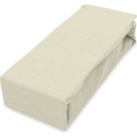Bavlnená prestieradlo FASHION 200x90 cm + 25 cm - béžová