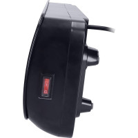 Solight nástenný keramický ohrievač, 2000W, čierna