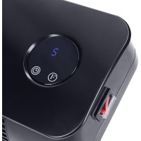 Solight nástenný keramický ohrievač, 2000W, čierna