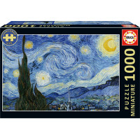 EDUCA Miniatúrne puzzle Hviezdna noc 1000 dielikov