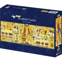 BLUEBIRD Panoramatické puzzle Egyptské hieroglyfy 1000 dielikov