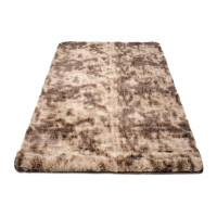 Plyšový koberec SILK Ombre - HNEDÝ, 120x170 cm