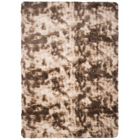 Plyšový koberec SILK Ombre - HNEDÝ, 120x170 cm