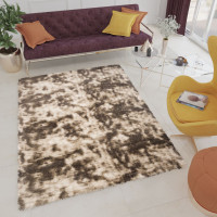 Plyšový koberec SILK Ombre - HNEDÝ, 120x170 cm