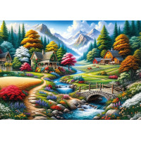ART PUZZLE Puzzle Farebné polia 260 dielikov
