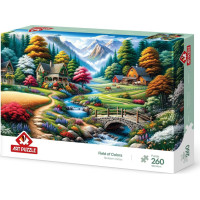 ART PUZZLE Puzzle Farebné polia 260 dielikov