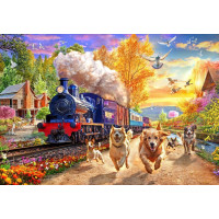 BLUEBIRD Puzzle Dohoníme vlak 1000 dielikov