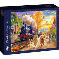 BLUEBIRD Puzzle Dohoníme vlak 1000 dielikov