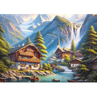 ART PUZZLE Puzzle Drevená dedina 260 dielikov