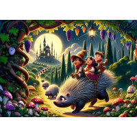 ART PUZZLE Puzzle Ježko a kamaráti 200 dielikov