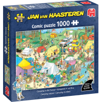JUMBO Puzzle JvH Kempovanie v lese 1000 dielikov