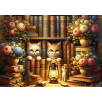ART PUZZLE Puzzle Mačacia knižnica 260 dielikov