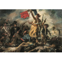 CLEMENTONI Puzzle Museum Collection: Sloboda vedie ľud na barikády 1000 dielikov