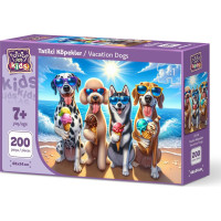ART PUZZLE Puzzle Psíci na dovolenke 200 dielikov