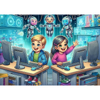 ART PUZZLE Puzzle Programovanie robotov 200 dielikov