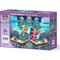 ART PUZZLE Puzzle Programovanie robotov 200 dielikov