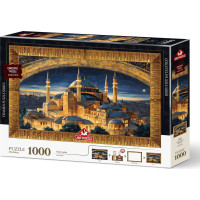 ART PUZZLE Puzzle s rámom a lepidlom 3v1 Hagia Sophia 1000 dielikov