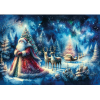 ART PUZZLE Puzzle Santa pod severnou oblohou 260 dielikov