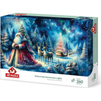 ART PUZZLE Puzzle Santa pod severnou oblohou 260 dielikov